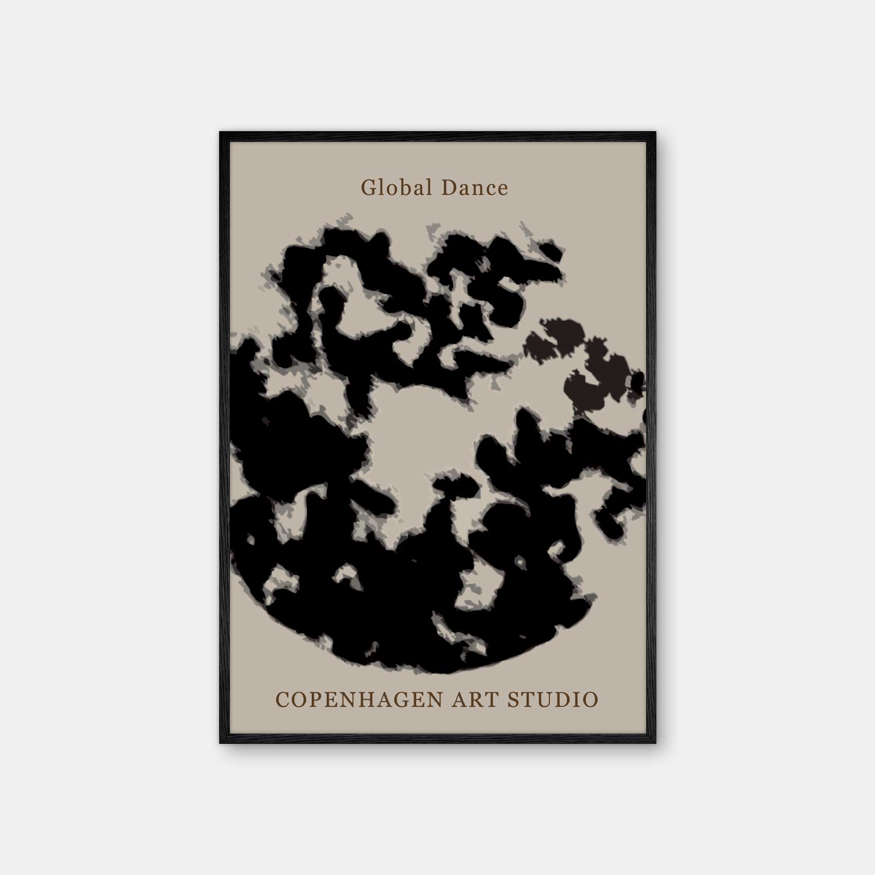 Copenhagen Studio - Global Dance Black - plakat