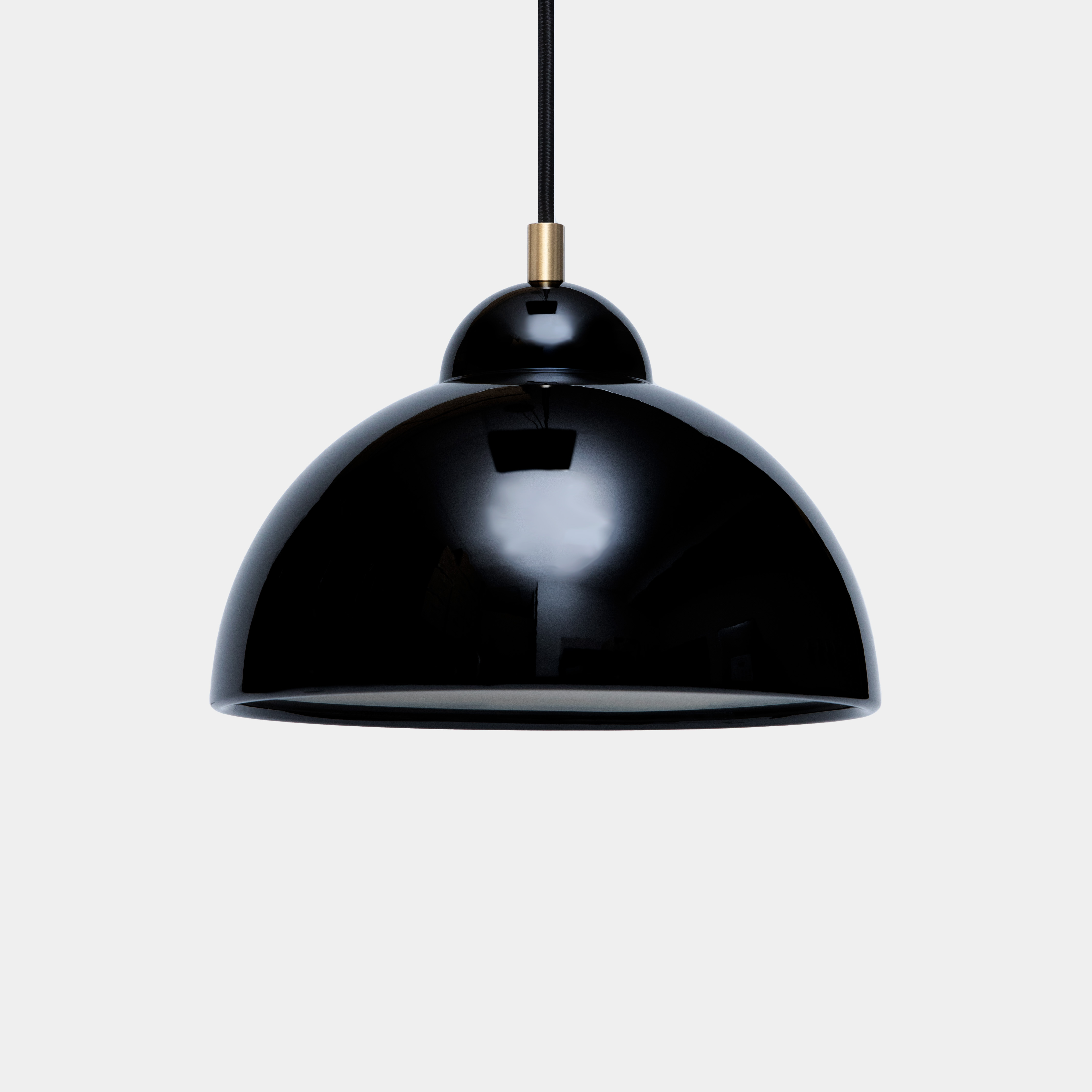 Ejendomsret Hvem blåhval Domusnord Bubble Lampe pendel loftlampe stor blank sort - Lamper & Design -  Domusnord Copenhagen