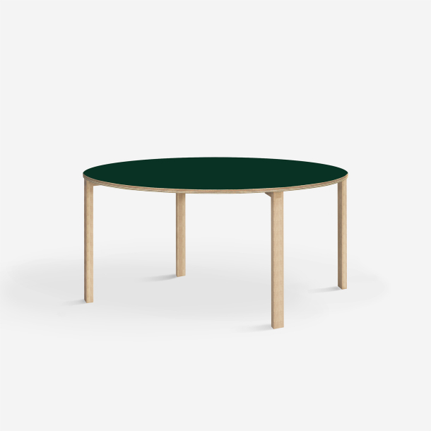 Domusnord Klassik rundt Linoleums konferencebord og mdebord 110 cm i 19 farver