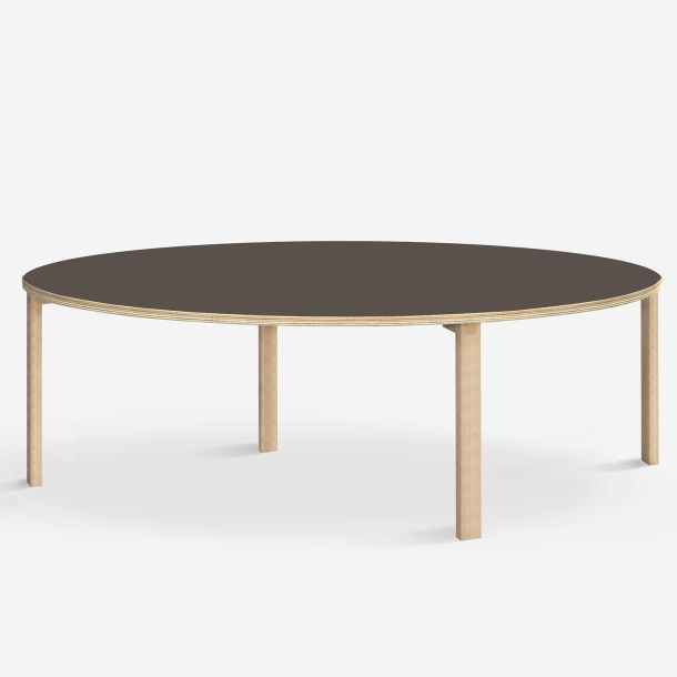 Domusnord Klassik round Linoleum's conference and meeting table 150 cm in 19 colors