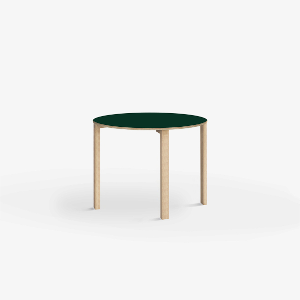 Domusnord Klassik round Linoleum's conference and meeting table 70 cm in 19 colors