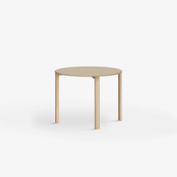 Domusnord Klassik round Linoleum's conference and meeting table 70 cm in 19 colors