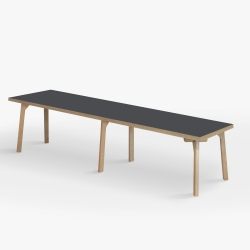 Domusnord Room Bnk Eg Tr med Linoleum - 200 cm - 19 farver