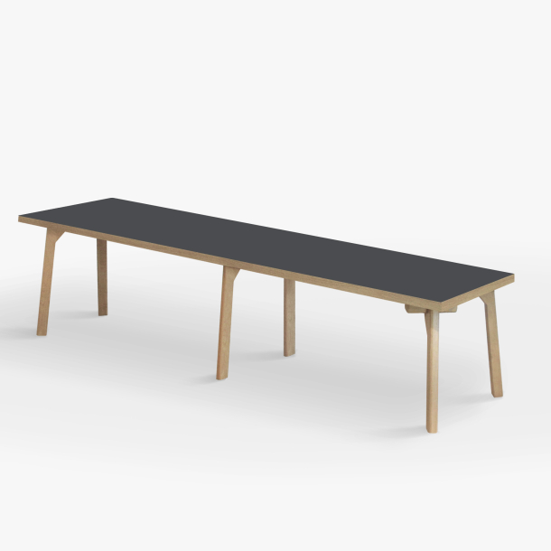 Domusnord Room Bnk Eg Tr med Linoleum - 200 cm - 19 farver