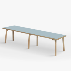 Domusnord Room Bnk Eg Tr med Linoleum - 200 cm - 19 farver