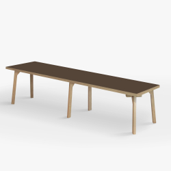 Domusnord Room Bnk Eg Tr med Linoleum - 200 cm - 19 farver