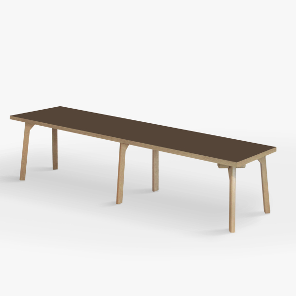 Domusnord Room Bnk Eg Tr med Linoleum - 200 cm - 19 farver