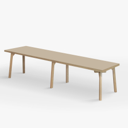 Domusnord Room Bnk Eg Tr med Linoleum - 200 cm - 19 farver