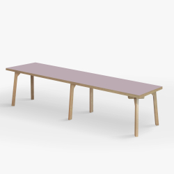 Domusnord Room Bnk Eg Tr med Linoleum - 200 cm - 19 farver