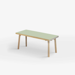 Domusnord Studio Bnk Birkekrydsfiner med Linoleum - 110 cm - 19 farver