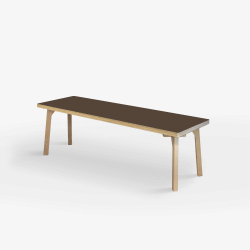 Domusnord Studio Bnk Birkekrydsfiner med Linoleum - 150 cm - 19 farver