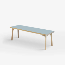 Domusnord Studio Bnk Birkekrydsfiner med Linoleum - 150 cm - 19 farver