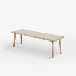 Domusnord Studio Bnk Birkekrydsfiner med Linoleum - 150 cm - 19 farver