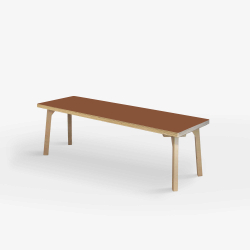 Domusnord Studio Bnk Birkekrydsfiner med Linoleum - 150 cm - 19 farver