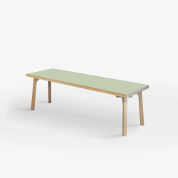 Domusnord Studio Bnk Birkekrydsfiner med Linoleum - 150 cm - 19 farver