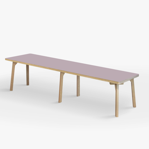 Domusnord Studio Bnk Birkekrydsfiner med Linoleum - 200 cm - 19 farver