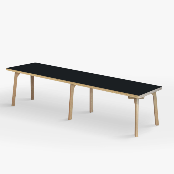 Domusnord Studio Bnk Birkekrydsfiner med Linoleum - 200 cm - 19 farver