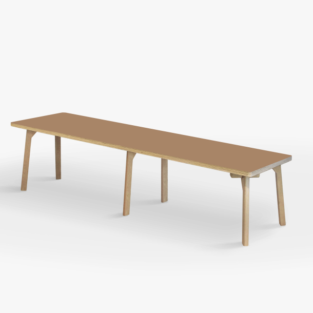 Domusnord Studio Bnk Birkekrydsfiner med Linoleum - 200 cm - 19 farver