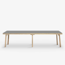 Domusnord Studio Bnk Birkekrydsfiner med Linoleum - 200 cm - 19 farver