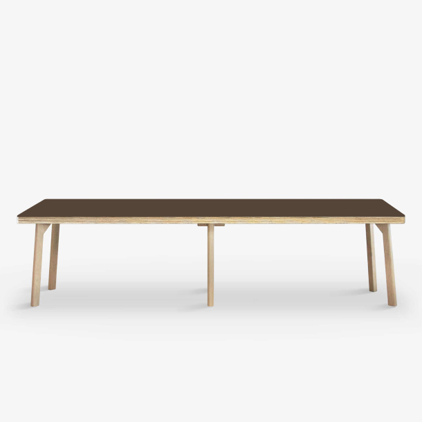 Domusnord Studio Bnk Birkekrydsfiner med Linoleum - 200 cm - 19 farver