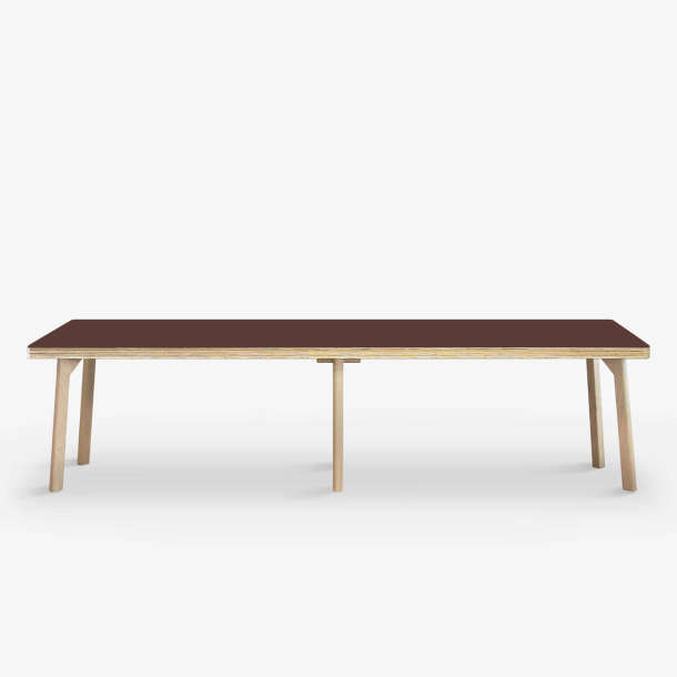 Domusnord Studio Bnk Birkekrydsfiner med Linoleum - 200 cm - 19 farver