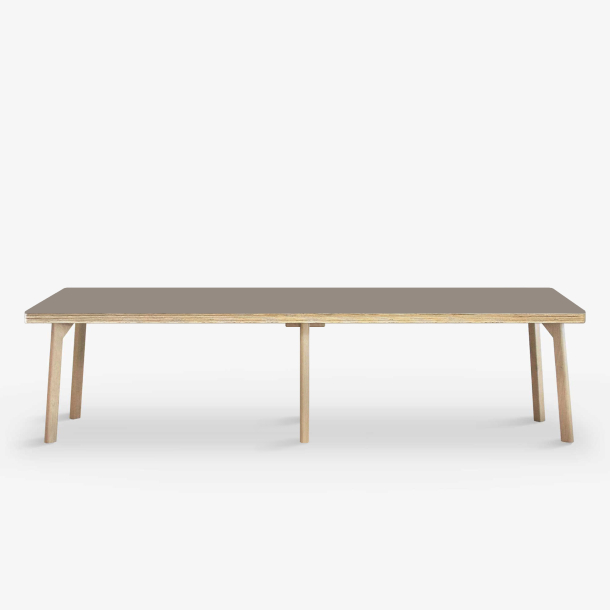 Domusnord Studio Bnk Birkekrydsfiner med Linoleum - 200 cm - 19 farver