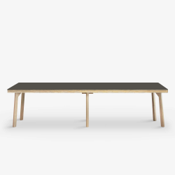 Domusnord Studio Bnk Birkekrydsfiner med Linoleum - 200 cm - 19 farver