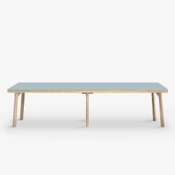 Domusnord Studio Bnk Birkekrydsfiner med Linoleum - 200 cm - 19 farver