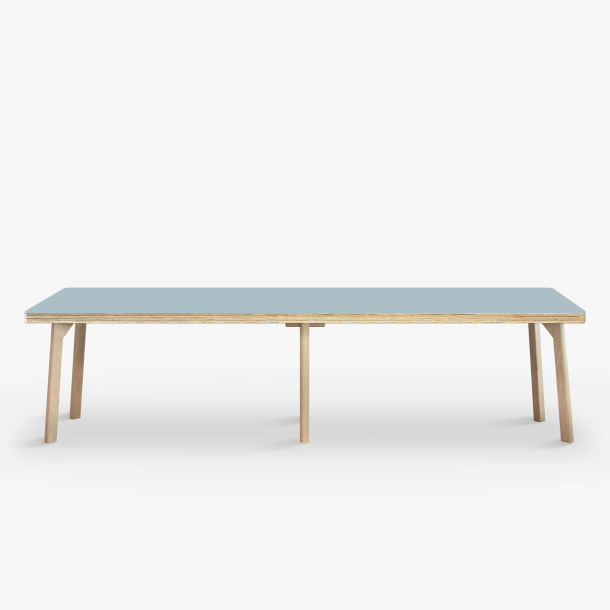 Domusnord Studio Bnk Birkekrydsfiner med Linoleum - 200 cm - 19 farver