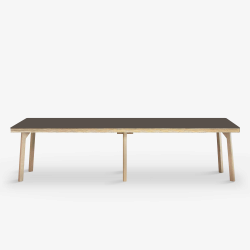 Domusnord Studio Bnk Birkekrydsfiner med Linoleum - 200 cm - 19 farver