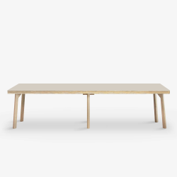 Domusnord Studio Bnk Birkekrydsfiner med Linoleum - 200 cm - 19 farver