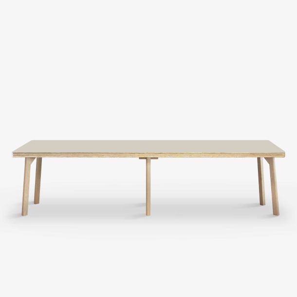 Domusnord Studio Bnk Birkekrydsfiner med Linoleum - 200 cm - 19 farver