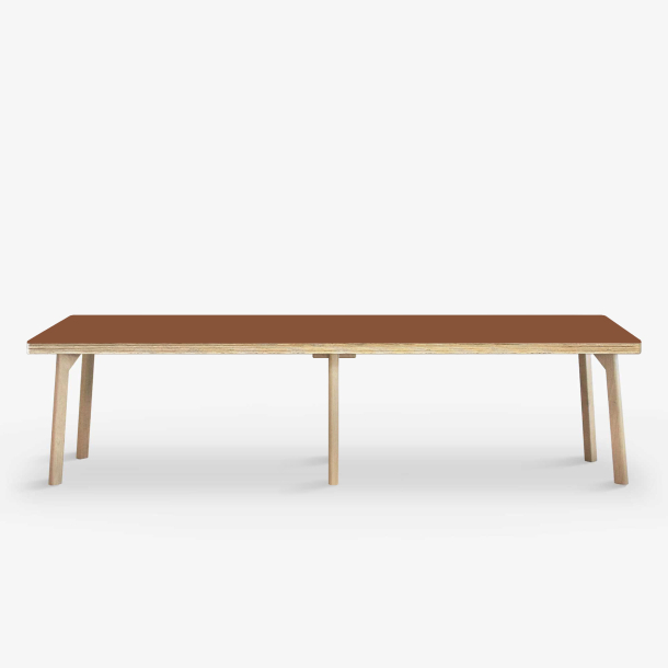 Domusnord Studio Bnk Birkekrydsfiner med Linoleum - 200 cm - 19 farver