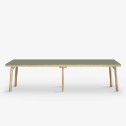 Domusnord Studio Bnk Birkekrydsfiner med Linoleum - 200 cm - 19 farver