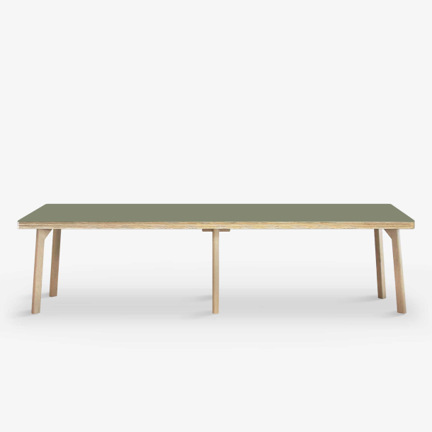 Domusnord Studio Bnk Birkekrydsfiner med Linoleum - 200 cm - 19 farver