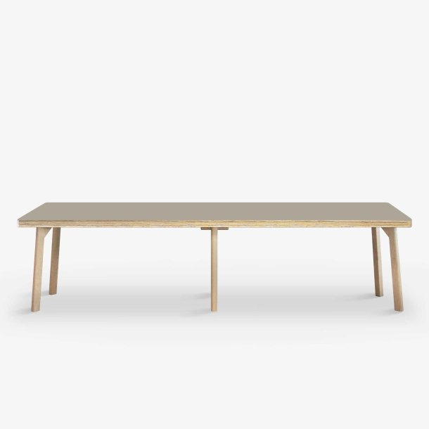 Domusnord Studio Bnk Birkekrydsfiner med Linoleum - 200 cm - 19 farver