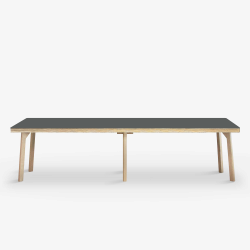 Domusnord Studio Bnk Birkekrydsfiner med Linoleum - 200 cm - 19 farver