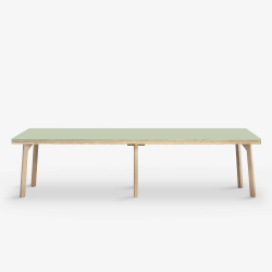 Domusnord Studio Bnk Birkekrydsfiner med Linoleum - 200 cm - 19 farver