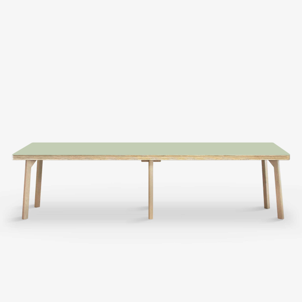 Domusnord Studio Bnk Birkekrydsfiner med Linoleum - 200 cm - 19 farver