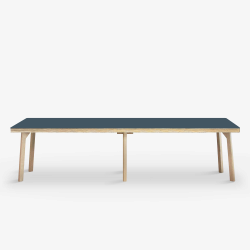 Domusnord Studio Bnk Birkekrydsfiner med Linoleum - 200 cm - 19 farver