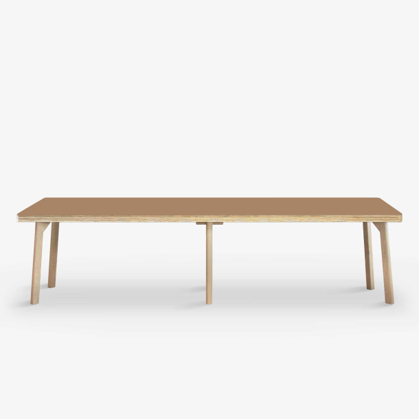 Domusnord Studio Bnk Birkekrydsfiner med Linoleum - 200 cm - 19 farver