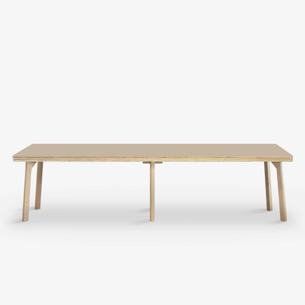 Domusnord Studio Bnk Birkekrydsfiner med Linoleum - 200 cm - 19 farver