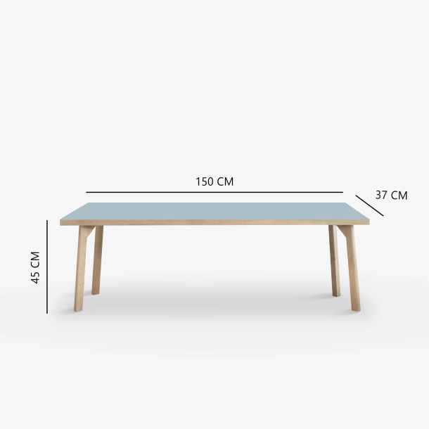 Domusnord Room Bnk Eg Tr med Linoleum - 150 cm - 19 farver