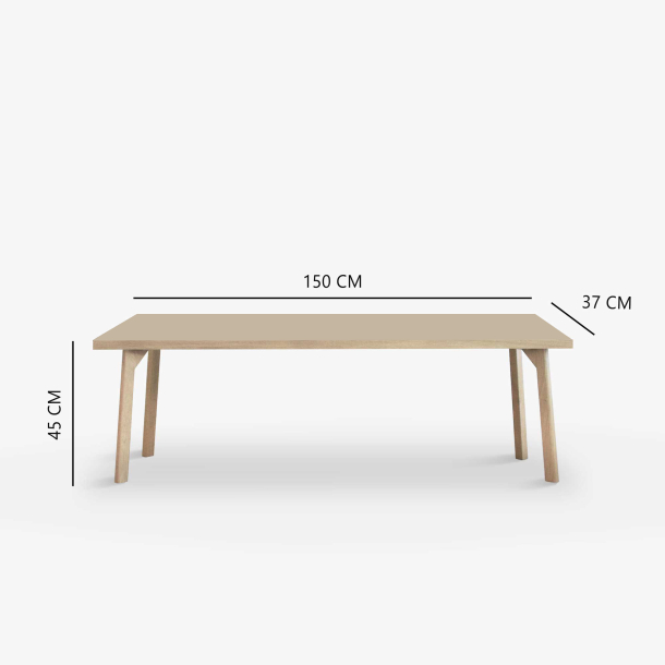 Domusnord Room Bnk Eg Tr med Linoleum - 150 cm - 19 farver