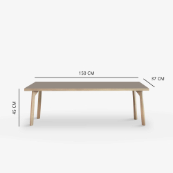 Domusnord Room Bnk Eg Tr med Linoleum - 150 cm - 19 farver