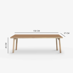 Domusnord Room Bnk Eg Tr med Linoleum - 150 cm - 19 farver
