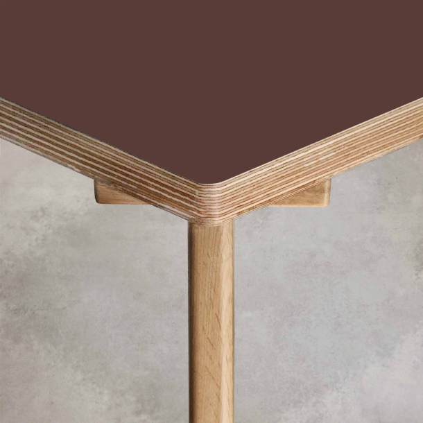 Domusnord Studio Bnk Birkekrydsfiner med Linoleum - 110 cm - 19 farver