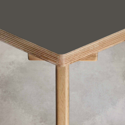 Domusnord Studio Bnk Birkekrydsfiner med Linoleum - 150 cm - 19 farver