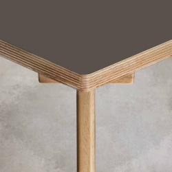 Domusnord Studio Bnk Birkekrydsfiner med Linoleum - 110 cm - 19 farver