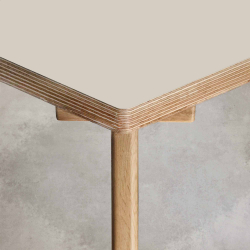 Domusnord Studio Bnk Birkekrydsfiner med Linoleum - 70 cm - 19 farver